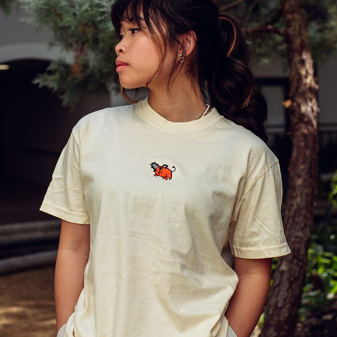Chainsaw Dog Embroidered T-Shirt/Sweatshirt – Khan Design Company