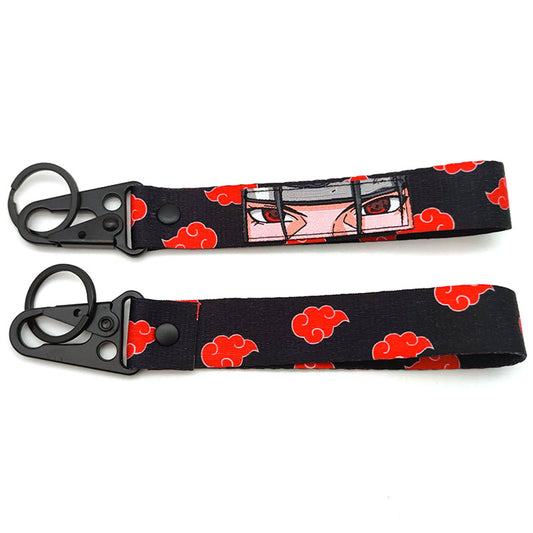 Red Cloud Embroidered Key Strap