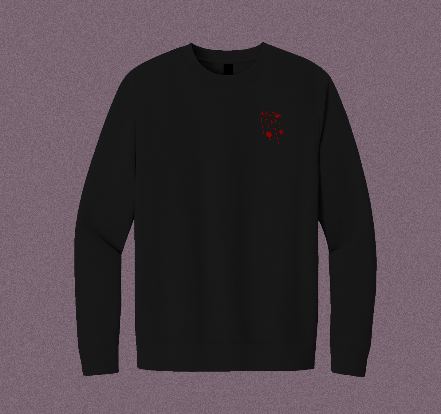 Blood Devil Embroidered Sweatshirt