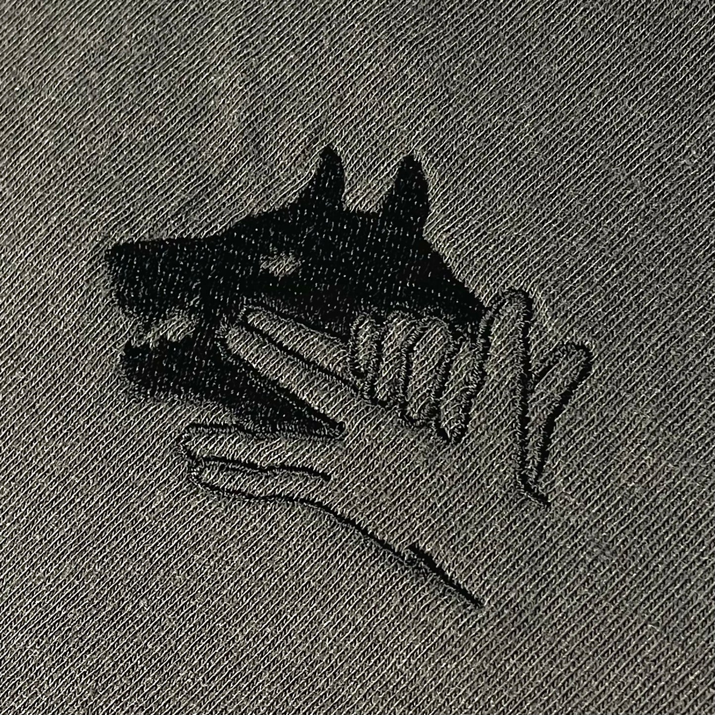 Shadow Puppet Embroidered T-Shirt/Sweatshirt